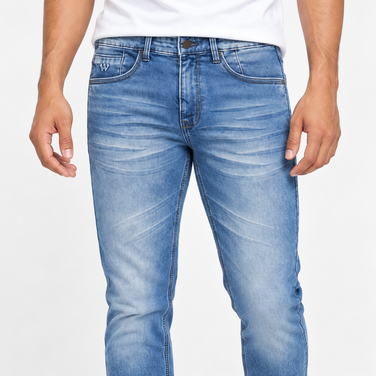 Winner Men's Mid Wash Denim Pant 80332