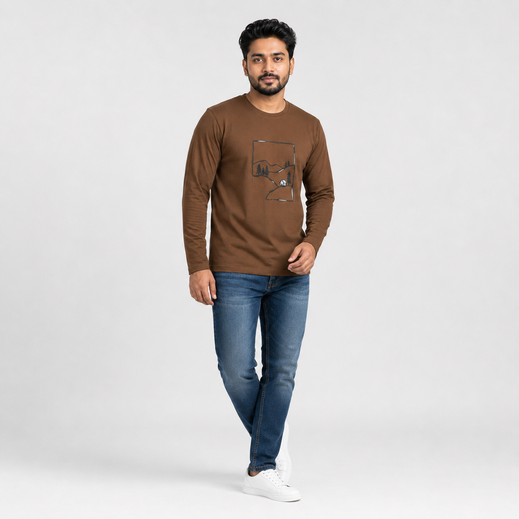 Winner Men's Monk Robe Full Sleeve T-Shirt-80319