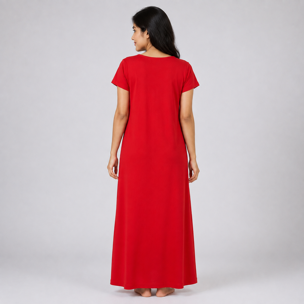 Winner Women's Maroon Nightwear - 73510