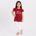 Winner's Maroon Girls T-Shirt - 80140