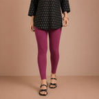 Winner Maroon Womens Modern Fit Leggings -43716