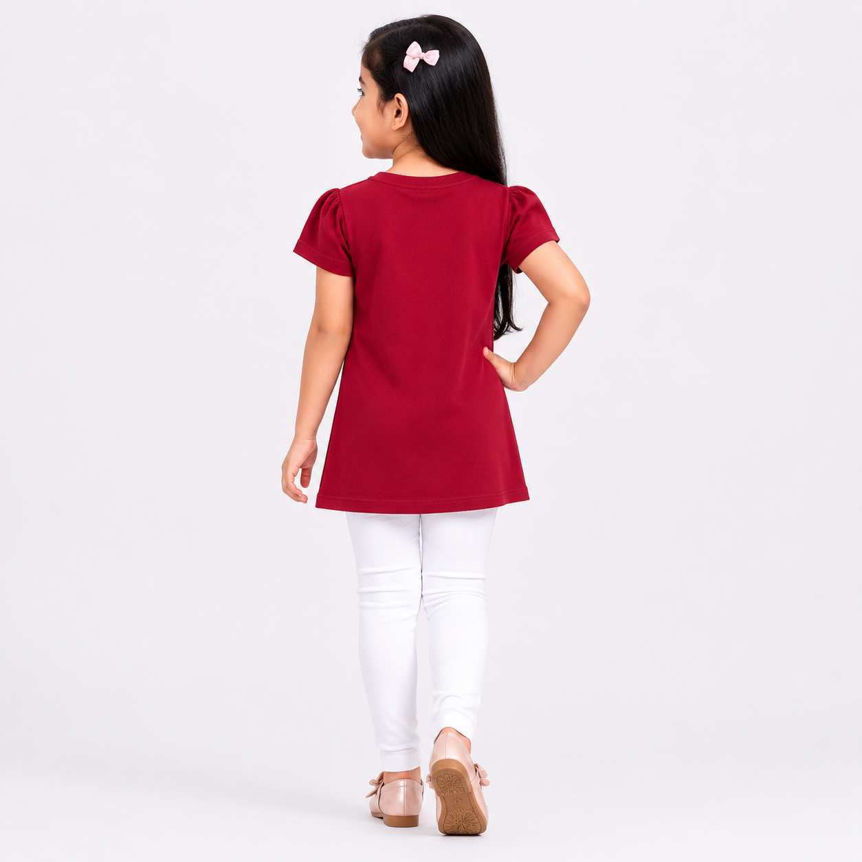 Winner's Maroon Girls T-Shirt - 80140