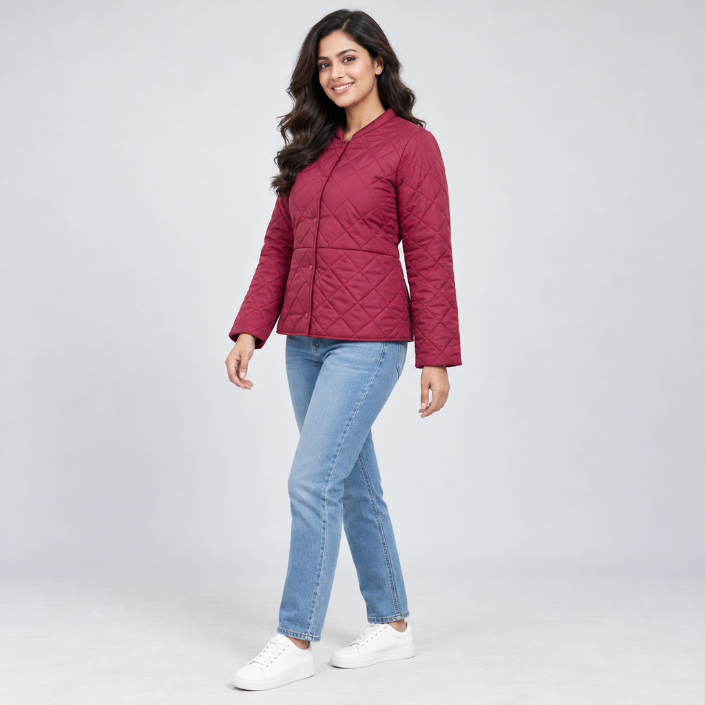 Winner Women's Maroon Jacket-73717
