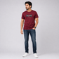 Winner's Maroon Slim Men'S T Shirt - 80088
