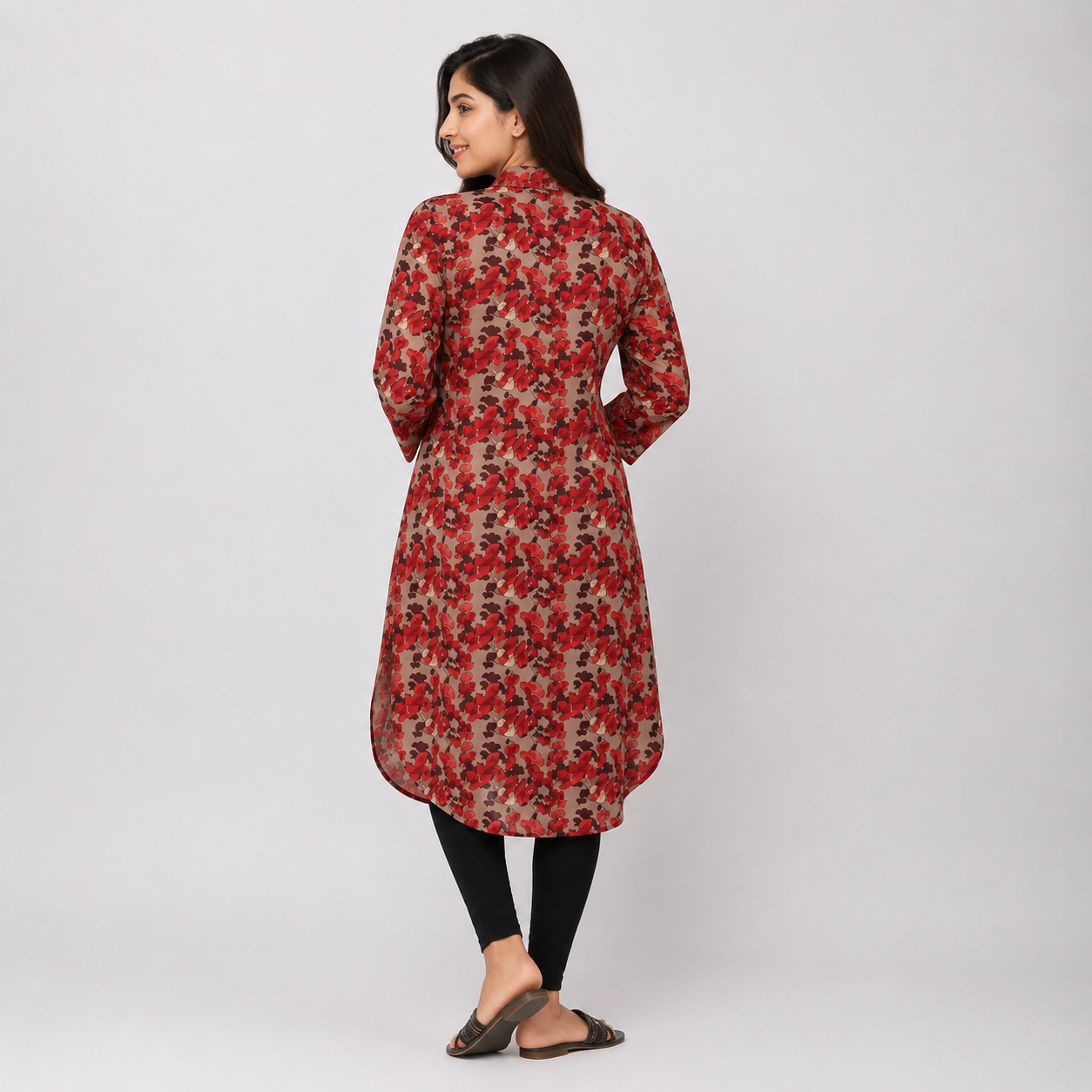 Maroon  Ladies kurti - 73662