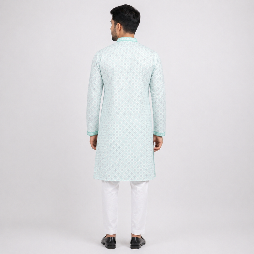 Winner Mens Mint Mix Panjabi -73920