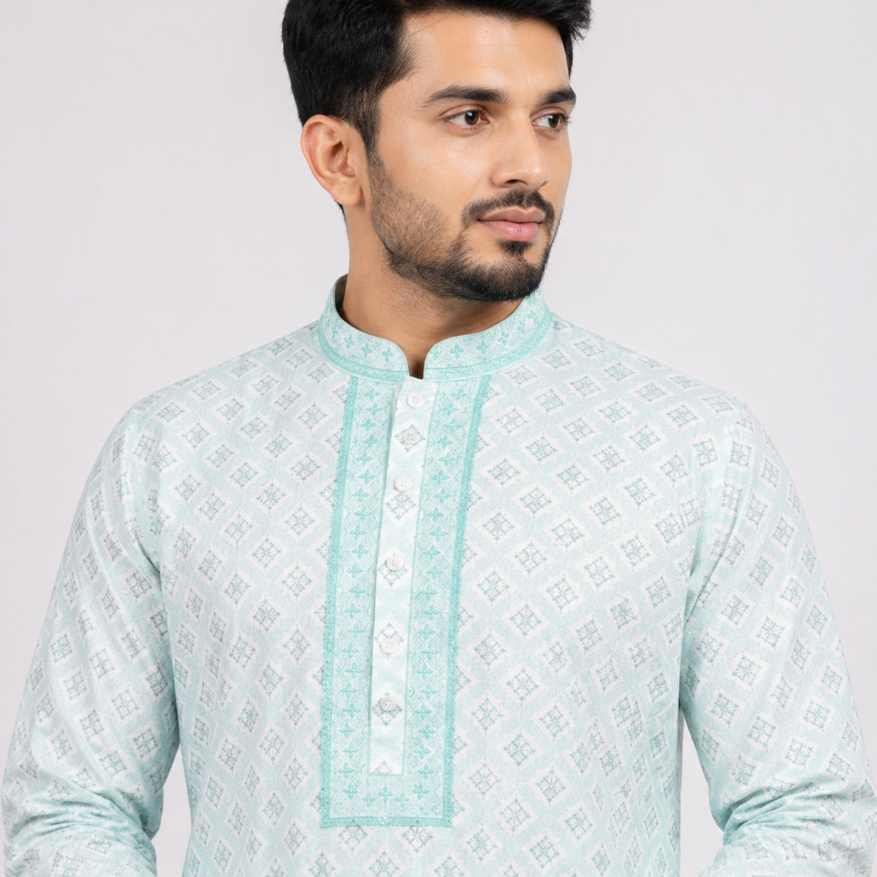 Winner Mens Mint Mix Panjabi -73920