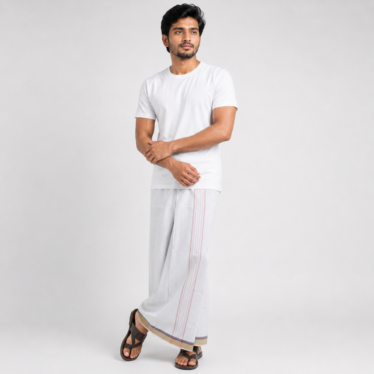 Men's Lungi (5.5 Mtr) - Mix-3 (06 PCS PACK)
