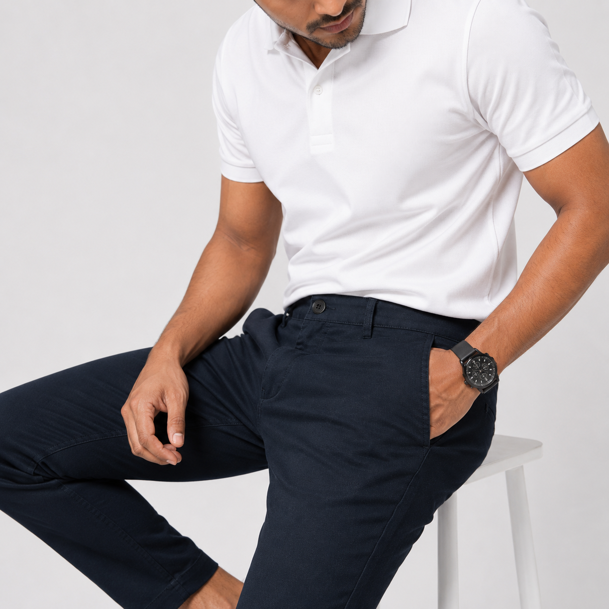 Winner' S Navy-4 Men's Twill Trouser-73422
