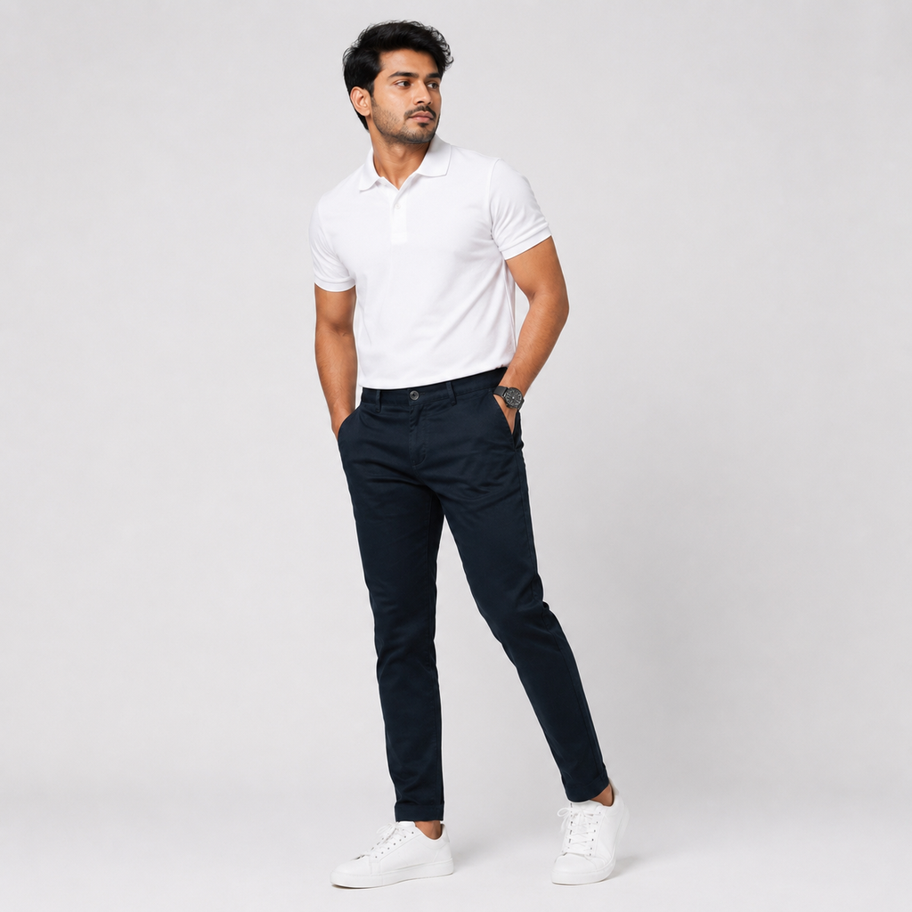 Winner' S Navy-4 Men's Twill Trouser-73422