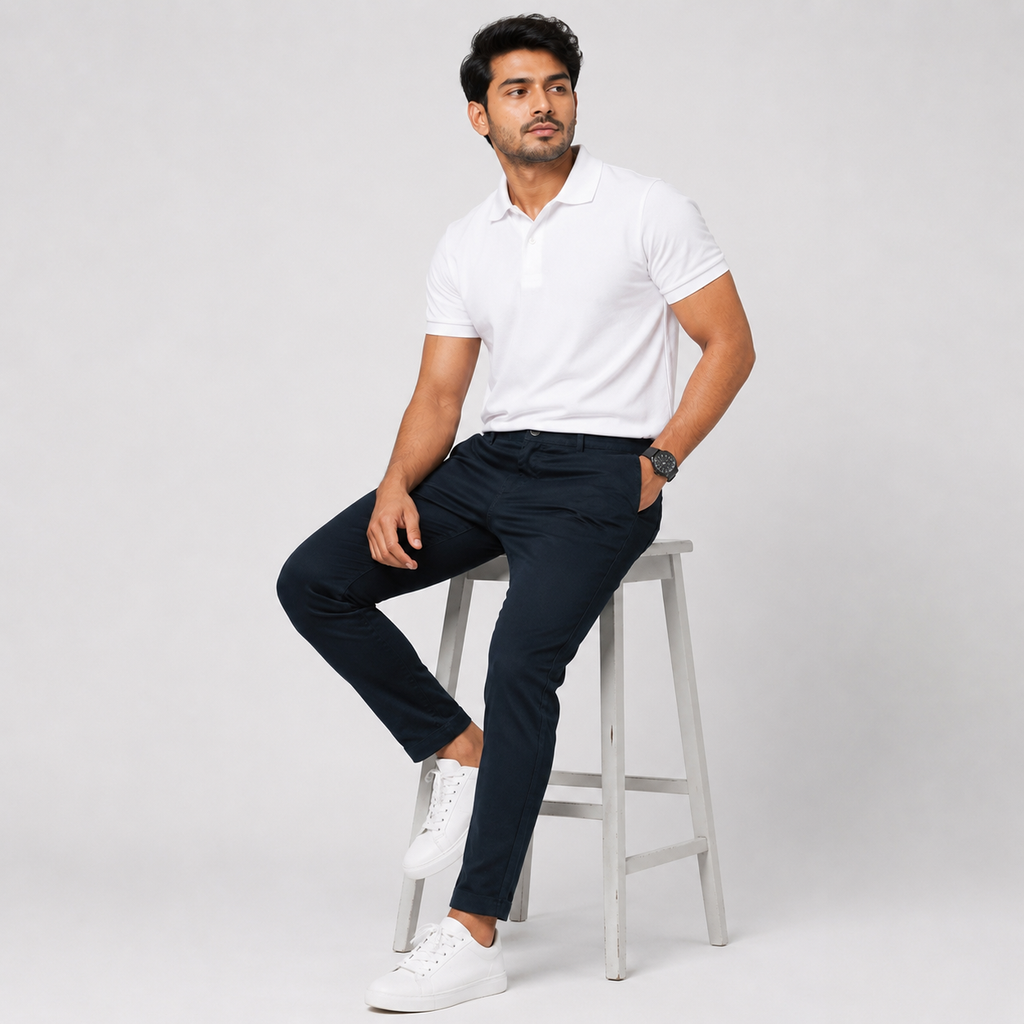 Winner' S Navy-4 Men's Twill Trouser-73422