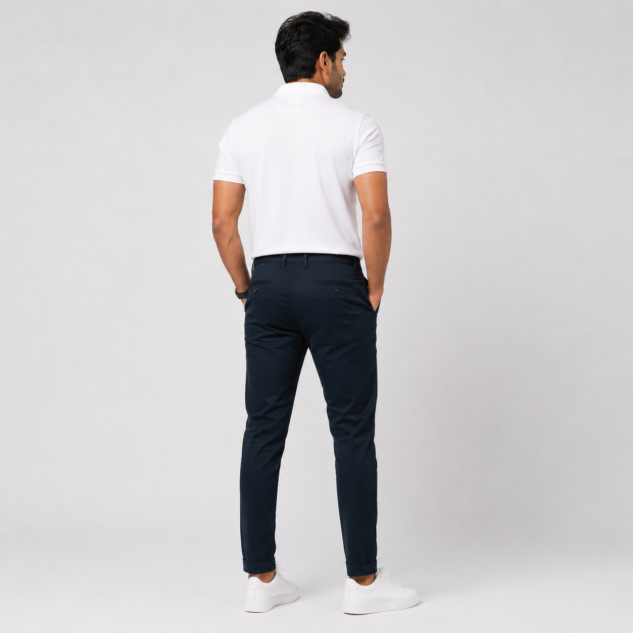 Winner' S Navy-4 Men's Twill Trouser-73422