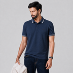 Winner Mens Navy-C-41  Polo T Shirt - 80069
