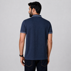 Winner Mens Navy-C-41  Polo T Shirt - 80069