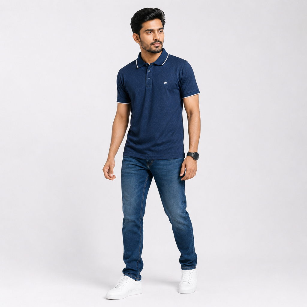 Winner Men's Navy C-41 Polo Shirt - 80071