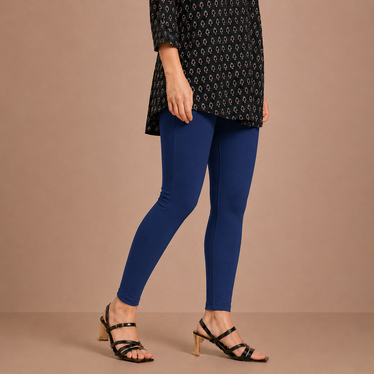 Winner Navy Womens Modern Fit Leggings -43716