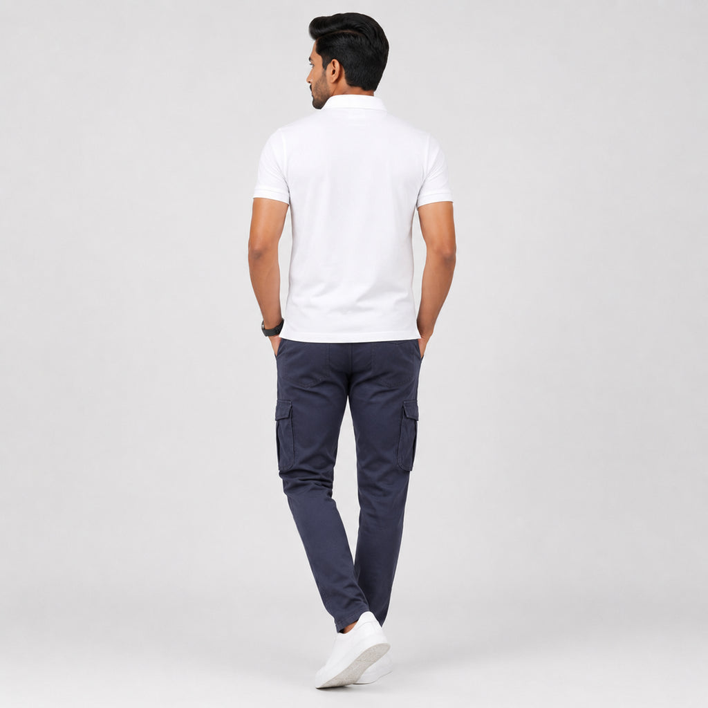 Winner's Men'S Navy Cargo Pant - 55850
