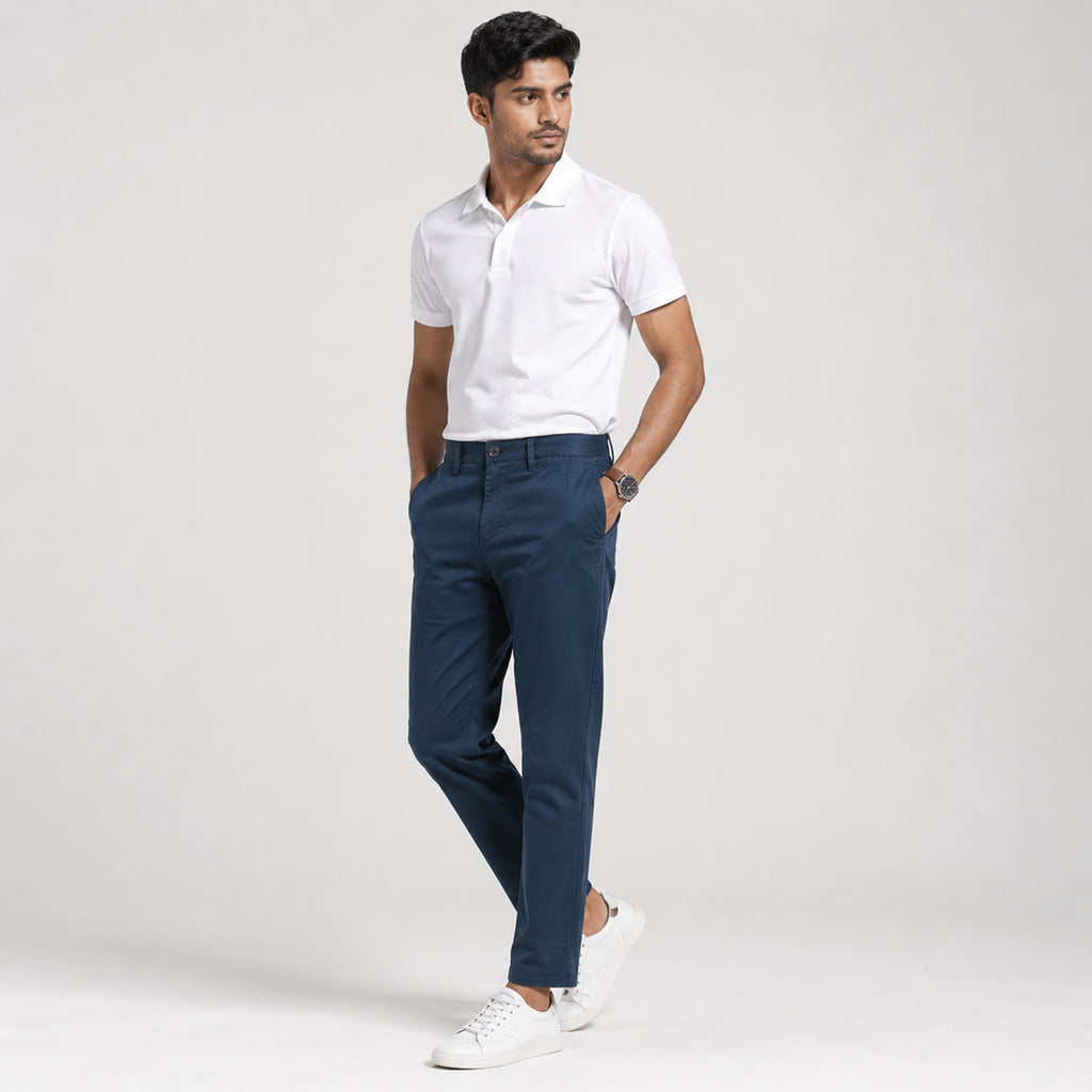 Winner Men's Navy Twill Pant  - 73650