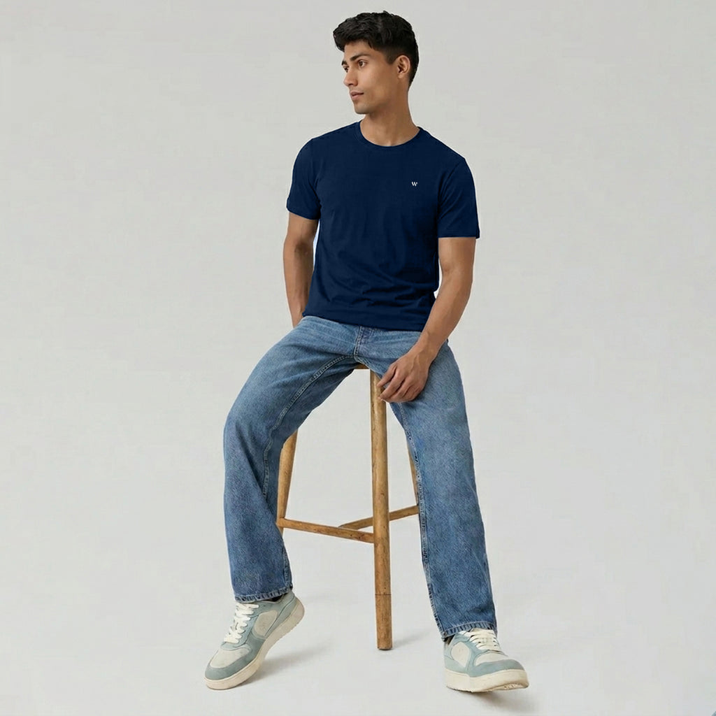 Winner Mens Navy Regular T Shirt - 43925