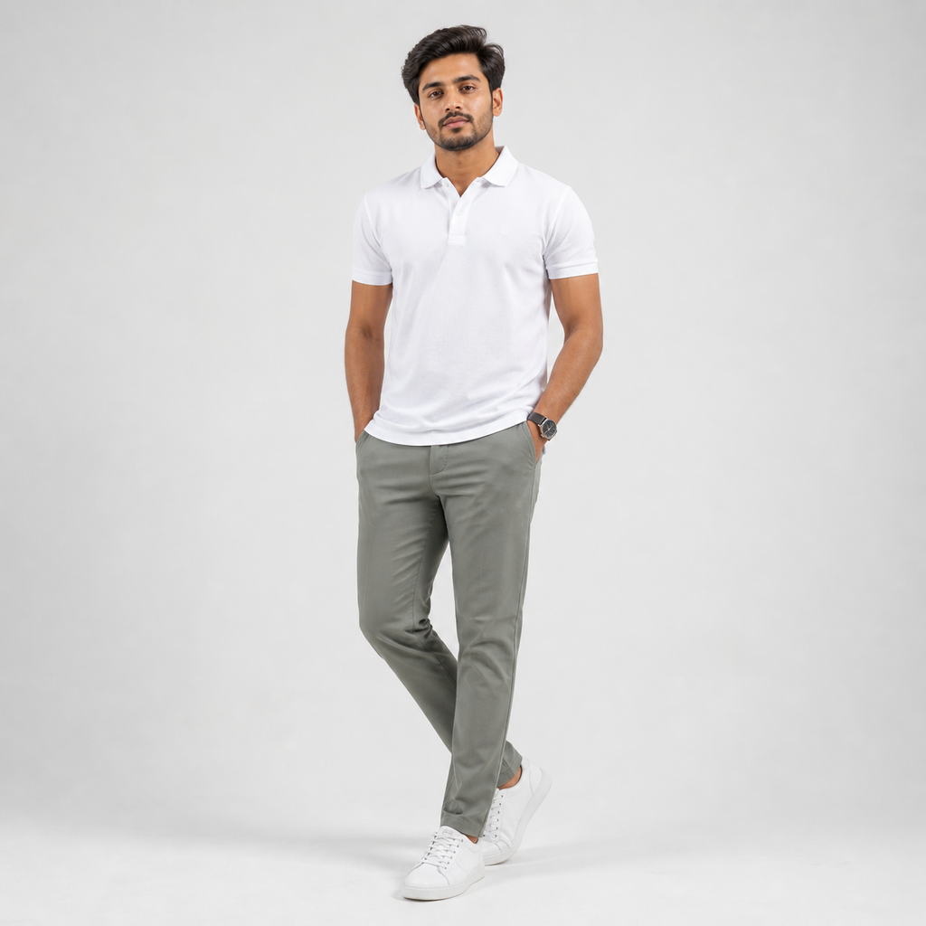 Winner' S Olive-21  Men's Gabardine Pant - 73010
