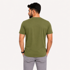 Olive Drab Slim Winner Men'S T Shirt - 73969