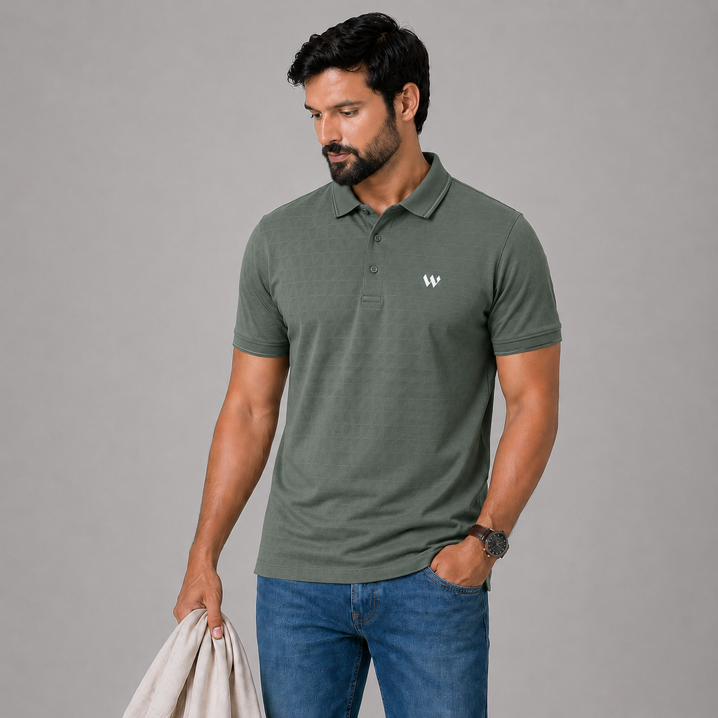 Winner' S  Olive Men'S Polo-Shirt-73585