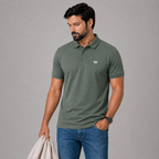 Winner' S  Olive Men'S Polo-Shirt-73585