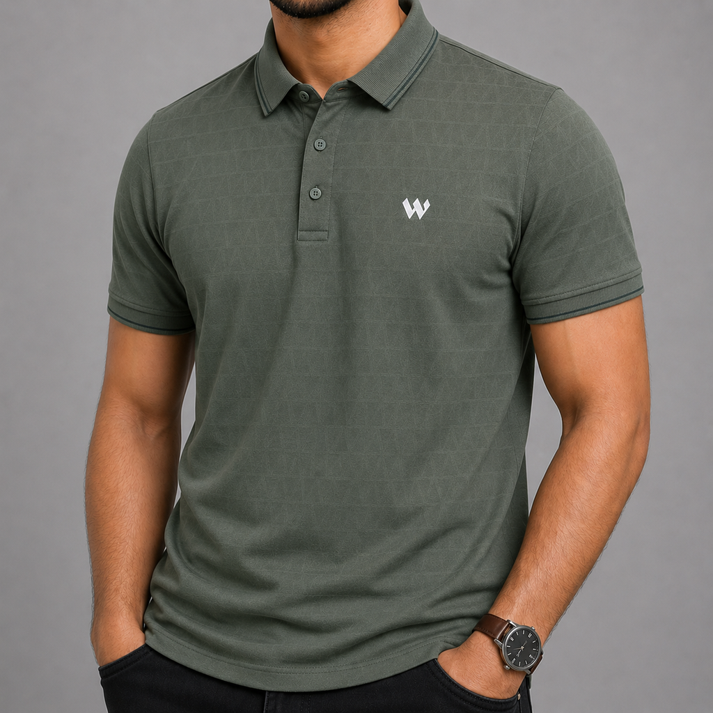 Winner' S  Olive Men'S Polo-Shirt-73585