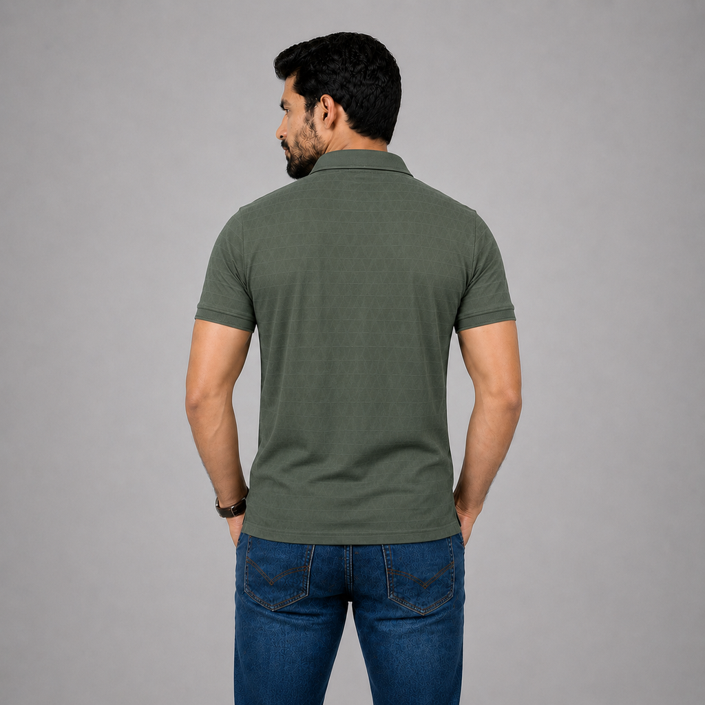 Winner' S  Olive Men'S Polo-Shirt-73585