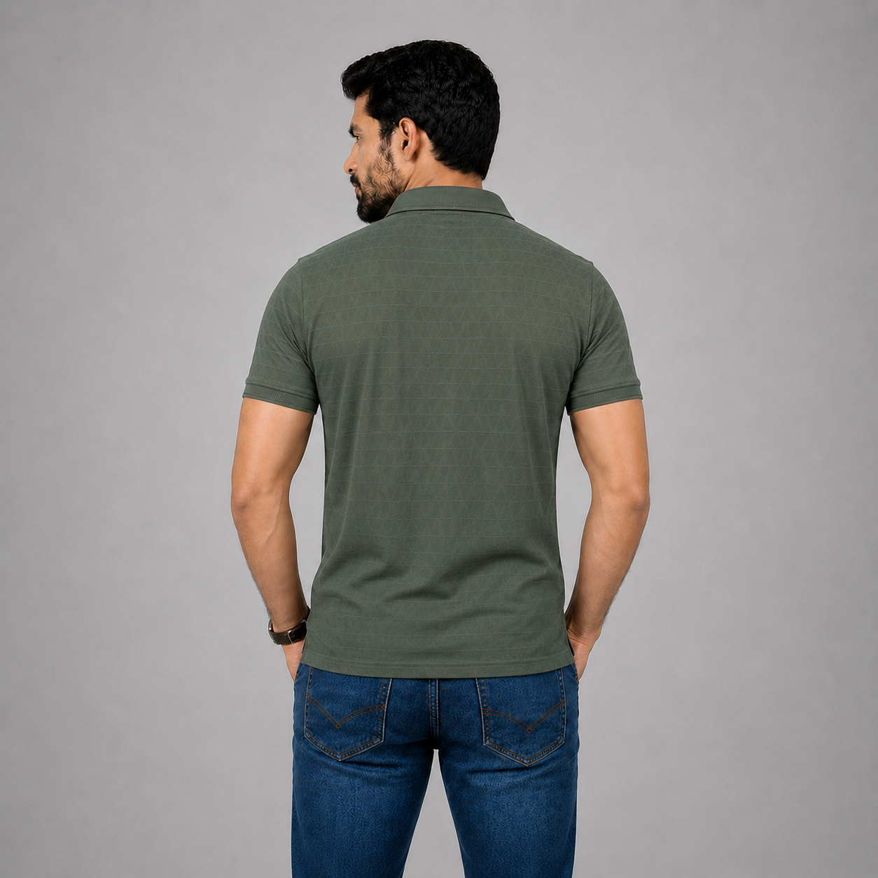 Winner' S  Olive Men'S Polo-Shirt-73585