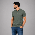 Winner' S  Olive Men'S Polo-Shirt-73585