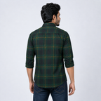 Winner Men's  Olive green & Black  SHIRT-80045