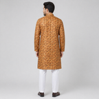 Winner Mens Orange Panjabi - 73915