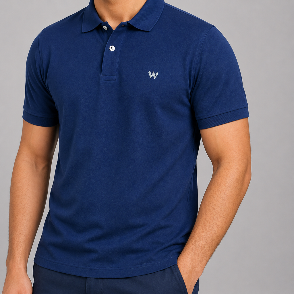 Winner's'S Mens Pagent Blue Polo T Shirt -  73295