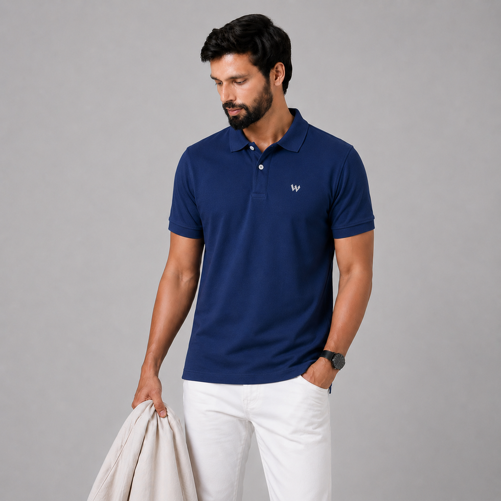 Winner's'S Mens Pagent Blue Polo T Shirt -  73295