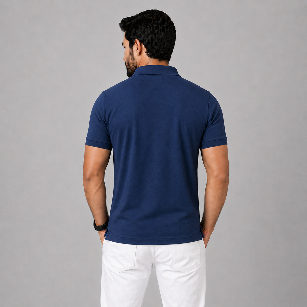 Winner's'S Mens Pagent Blue Polo T Shirt -  73295