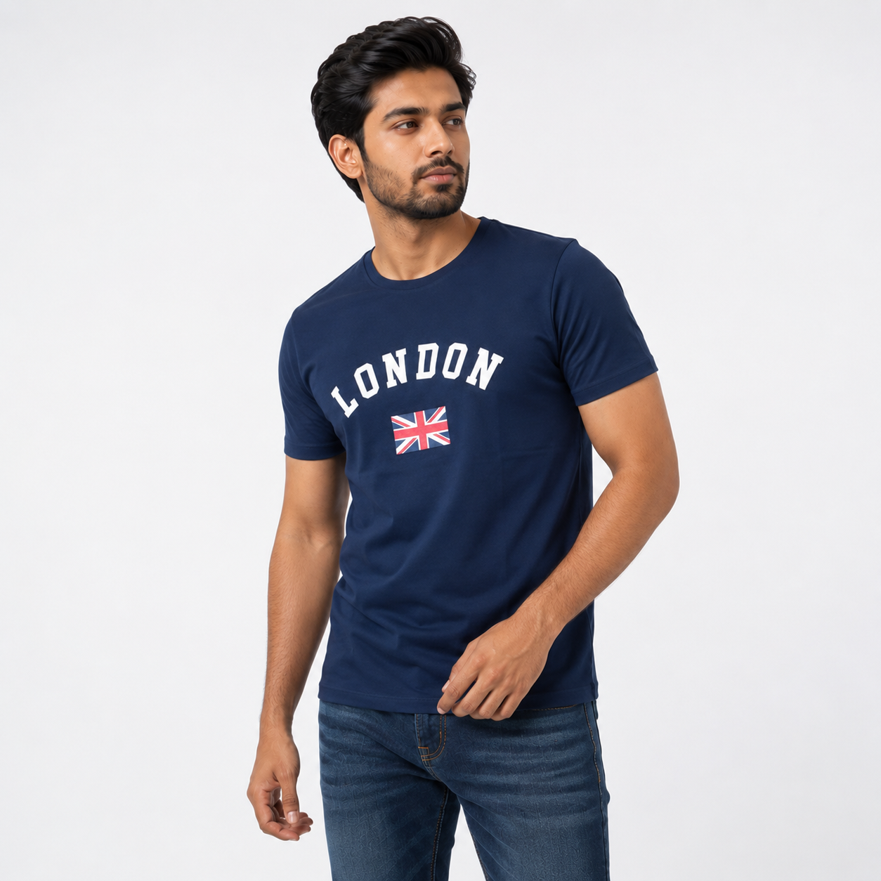 Peacoat Slim Winner Men'S T Shirt - 73868