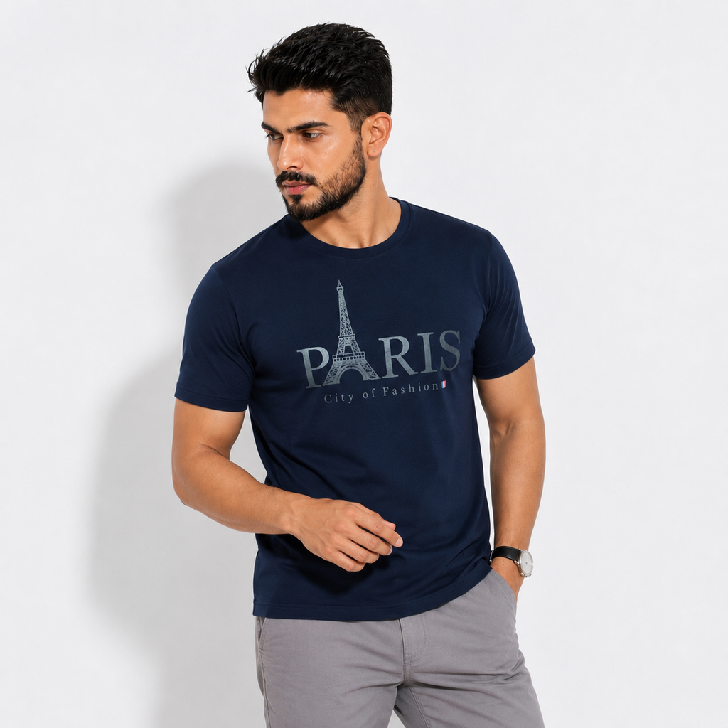Peacoat Slim Winner Men'S T Shirt - 73864