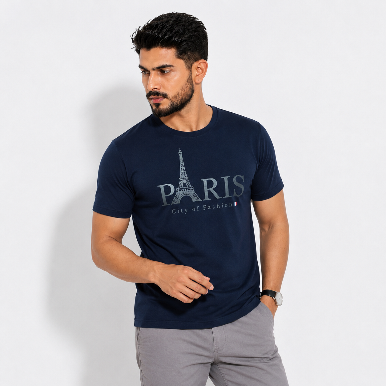 Peacoat Slim Winner Men'S T Shirt - 73864