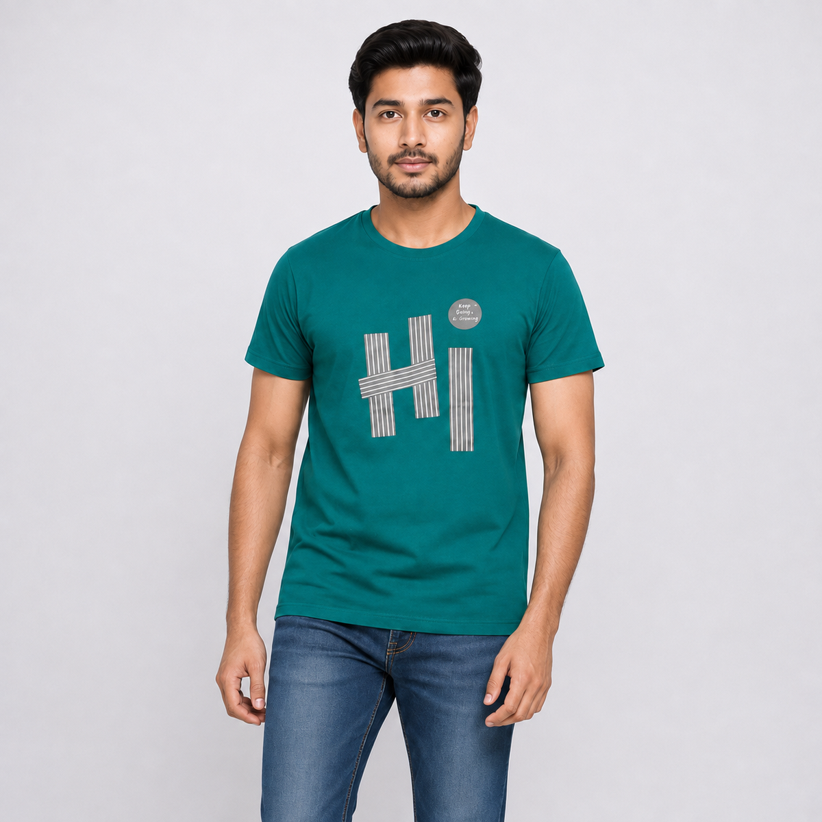 Winner Men's Green T-Shirt - 80289