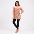 Winner' S  Pink Aop Ladies Tops-73530