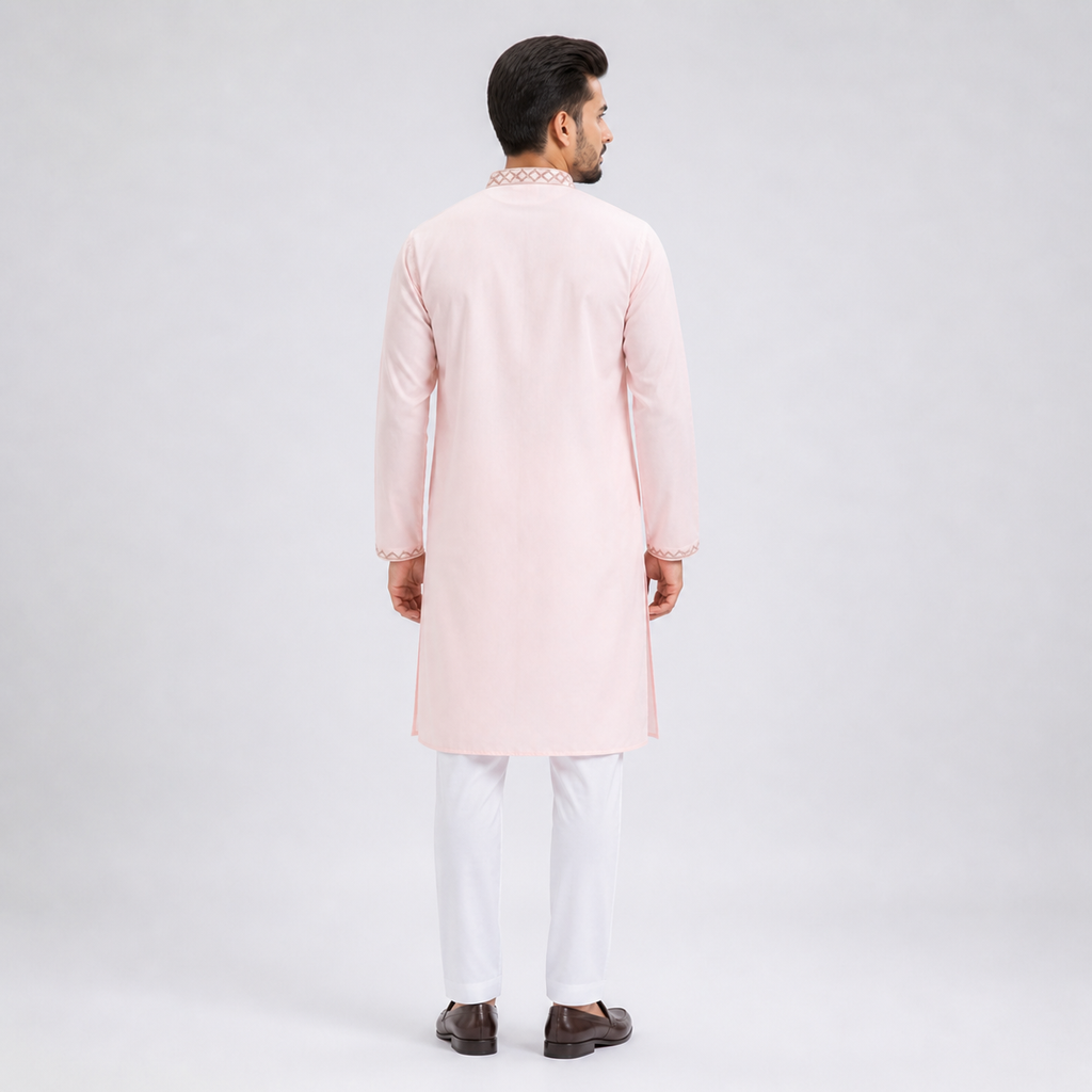 Winner Mens Pink  Panjabi - 73932