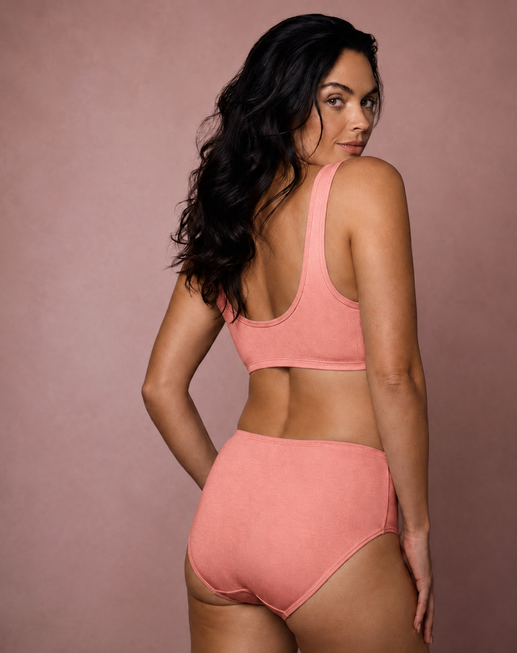 Winner' S  Pink Ladise Bra Panty Set-73634