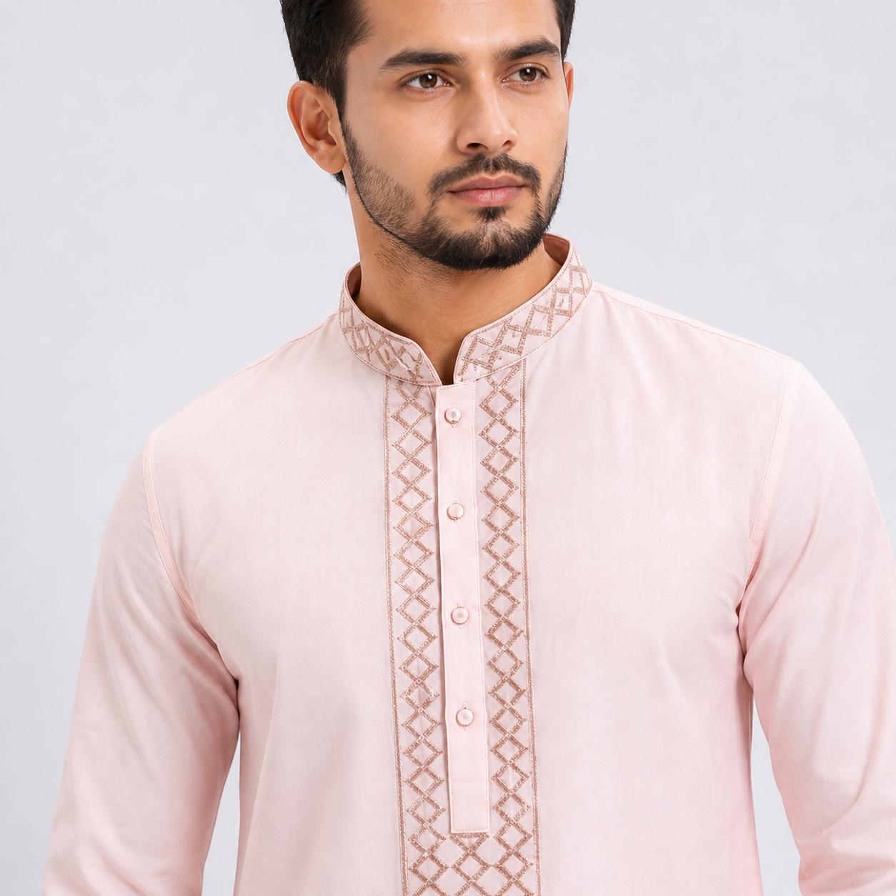 Winner Mens Pink  Panjabi - 73932