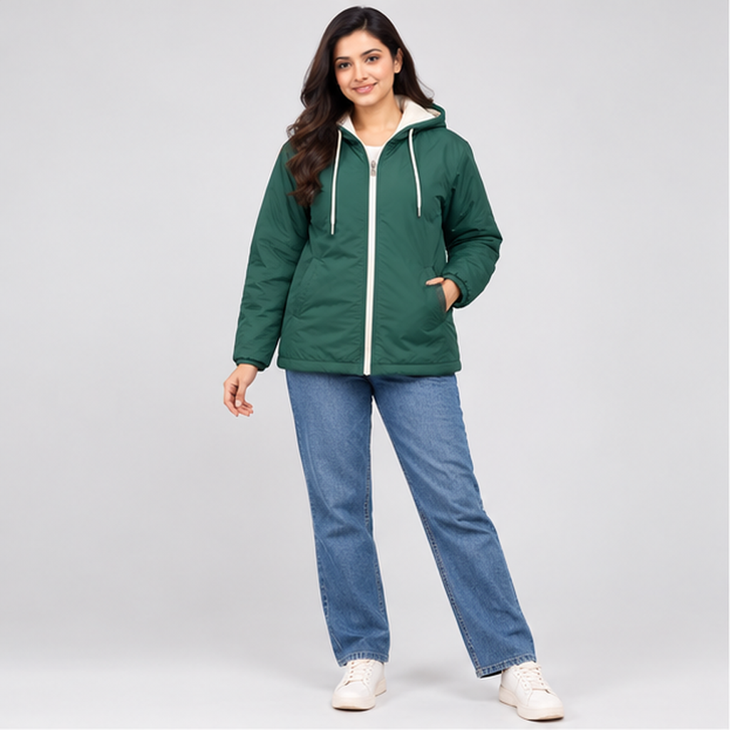 Winner Women's Green Hoodie 73840