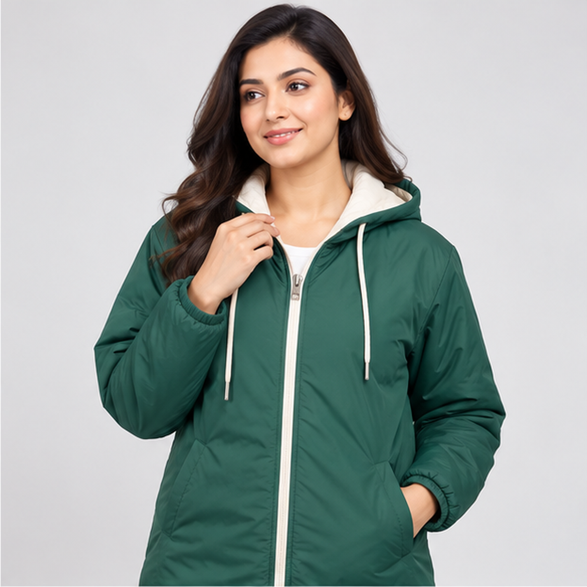 Winner Women's Green Hoodie 73840