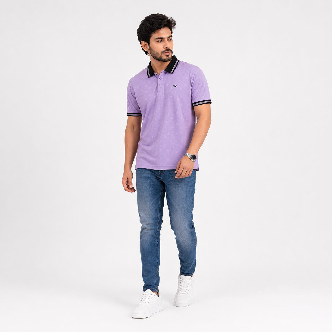 Winner Men's Pink C-7 Polo Shirt - 80058