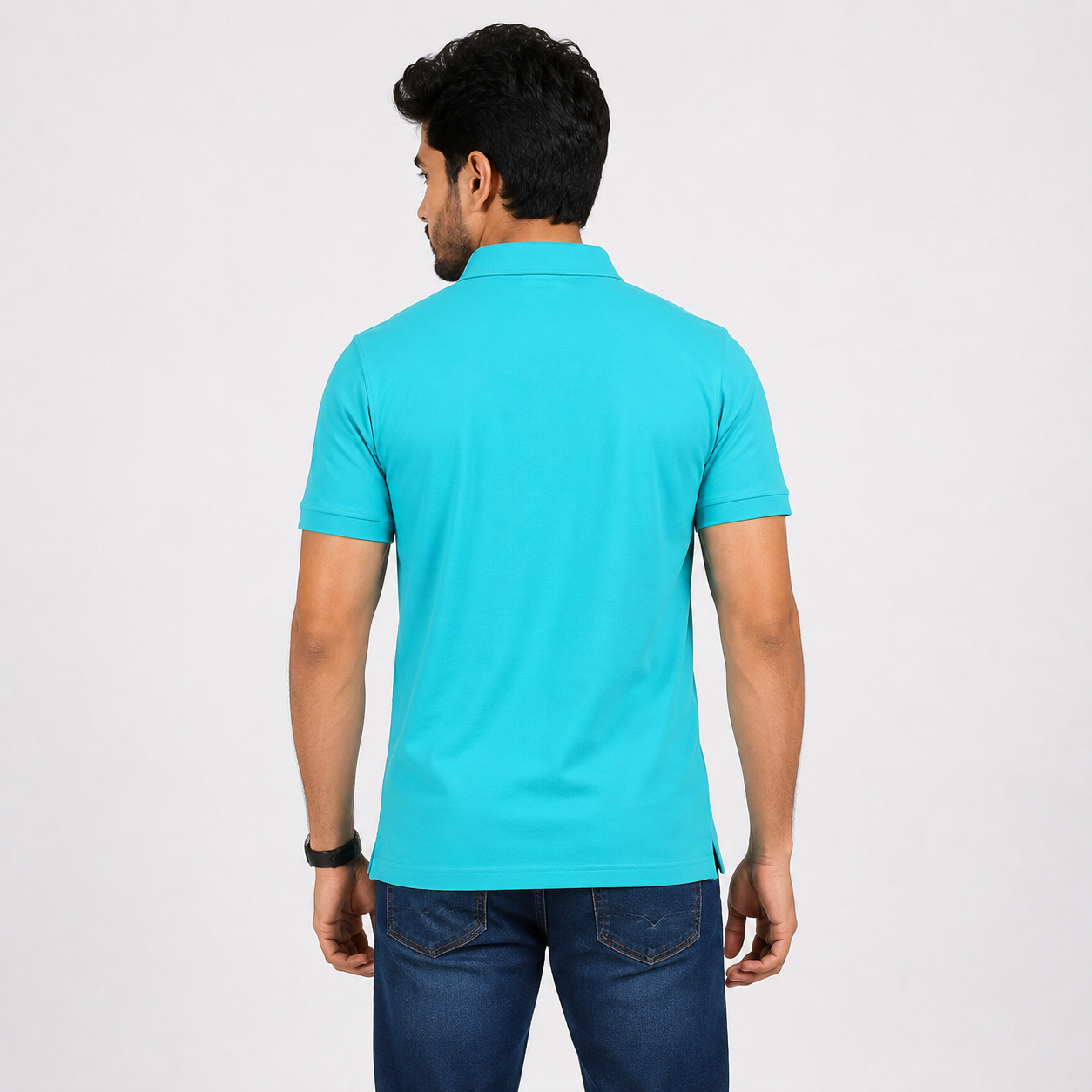 Winner Men's Pool Blue Polo Shirt - 73888
