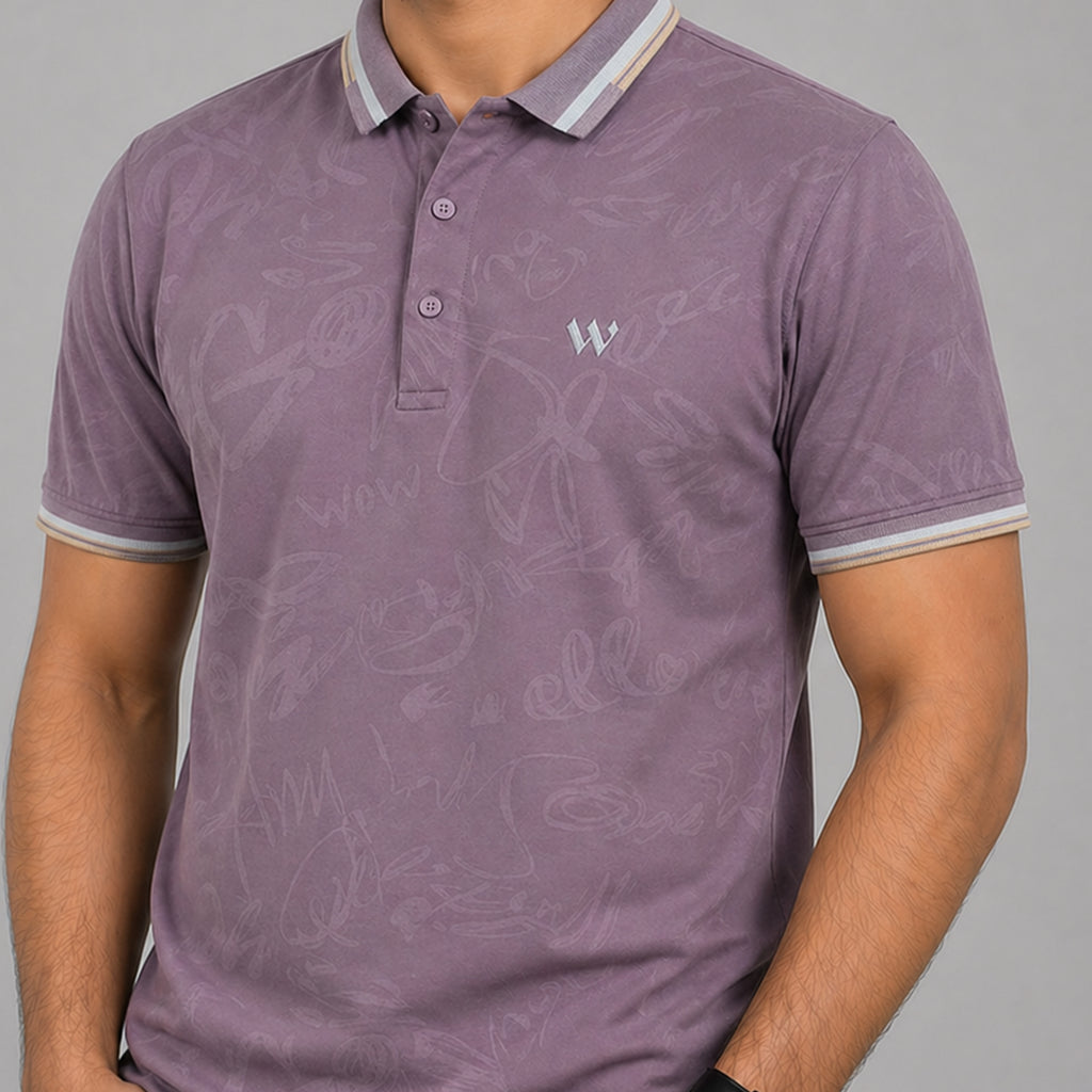 MEN'S PURPLE POLO SHIRT - 73537