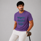 Purple Slim Winner Men'S T Shirt - 80121